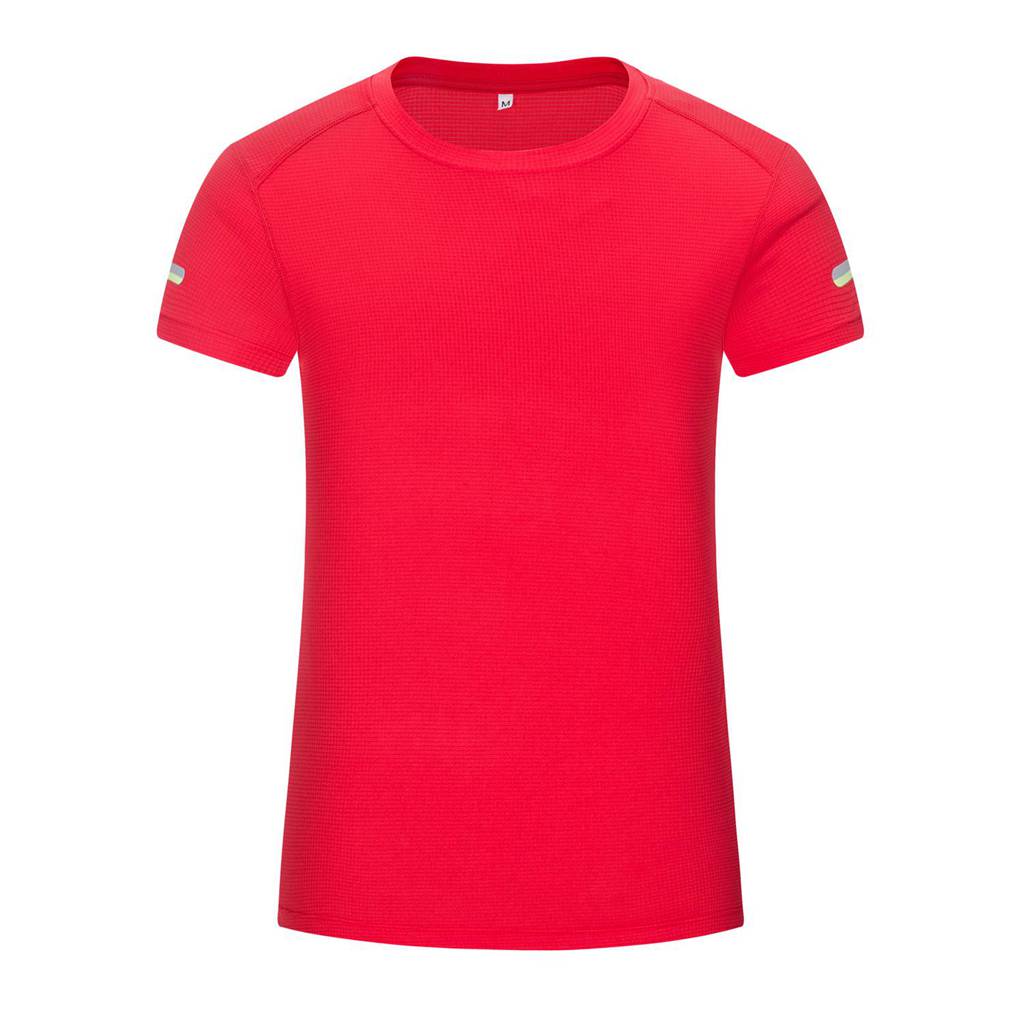 女士運動系列-圓領(lǐng)簡約時尚T恤（紅色）