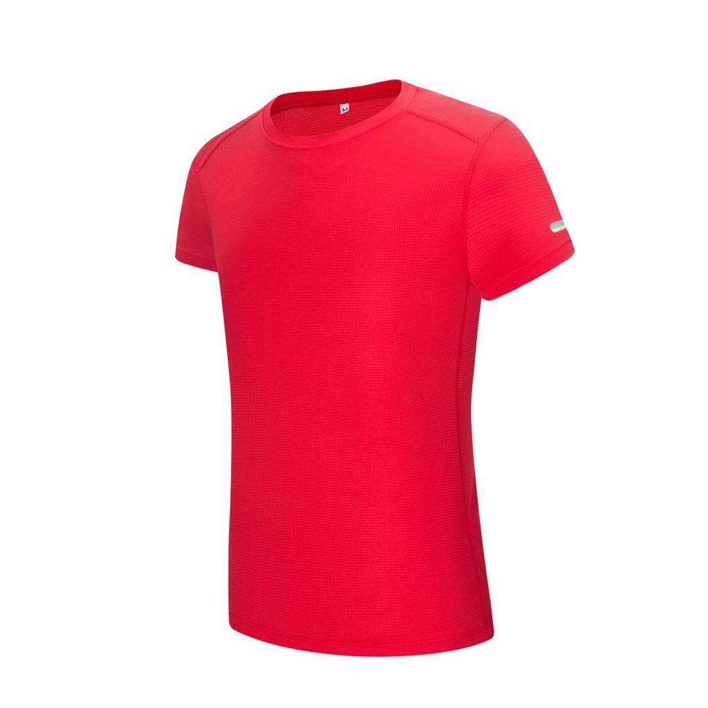 女士運動系列-圓領(lǐng)簡約時尚T恤（紅色）